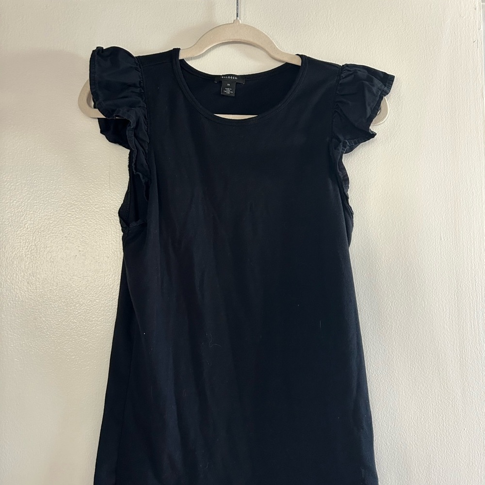 Halogen Sleek Black Tee